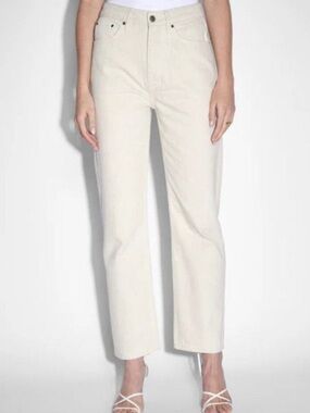 Ksubi Brooklyn Muse Straight Leg Ecru Jeans